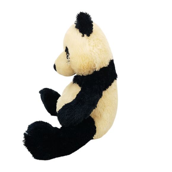 Gund Zi-Bo Panda Bear Plush 15" Stuffed Animal Toy Realistic Cream Black - Picture 2 of 9